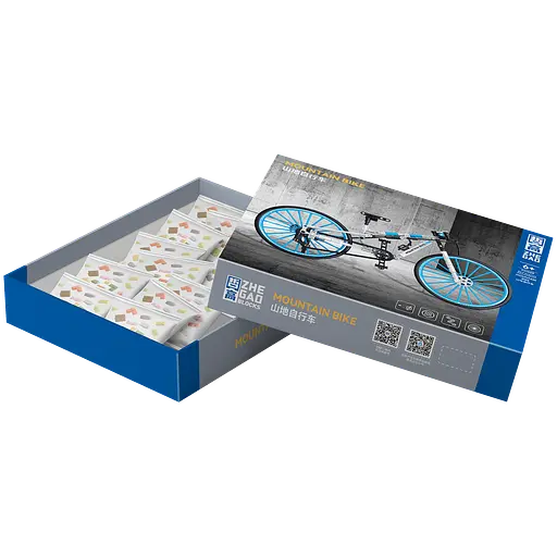 Конструктор велосипед  ZHEGAO MOUNTAIN BIKE спортивний  гірський 247 деталей - фото 8