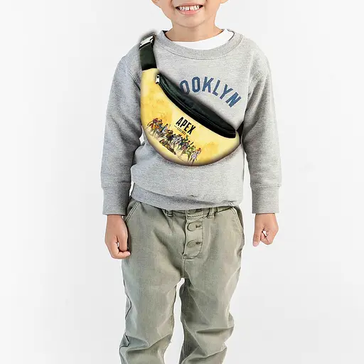 Сумка-бананка  "Apex Legends" з принтом, 32х15см, дитяча, молодіжна (00033)