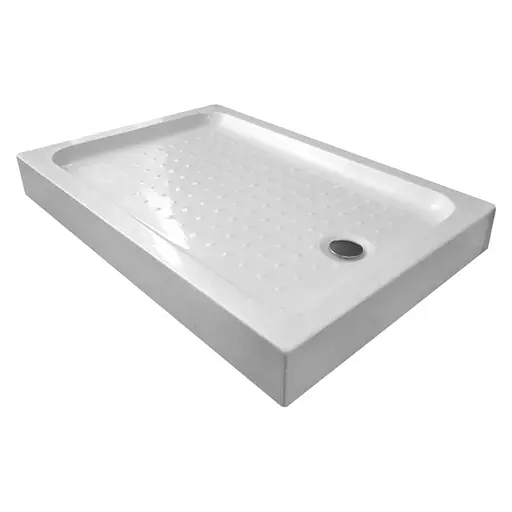 Душевой поддон Imprese 120x80x15 см прямоугольный,в комплекте с сифоном s0941280S белый - фото 1