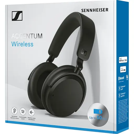 Навушники Sennheiser Accentum Wireless Black (700174) [130562] - фото 6