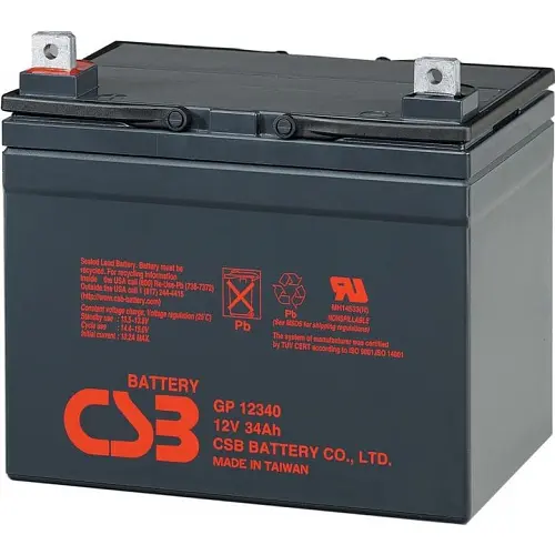 Акумулятор CSB GP12340 AGM 12V 34Ah