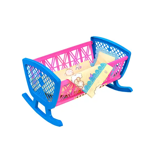 Ліжечко з постіллю, Бамсик, 46x28x28 см, 006/1