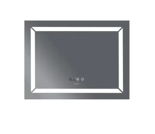 Зеркало Mixxus Light MR01-90x70 (часы, LED-подсветка, антизапотевание) (MI5999) - фото 7
