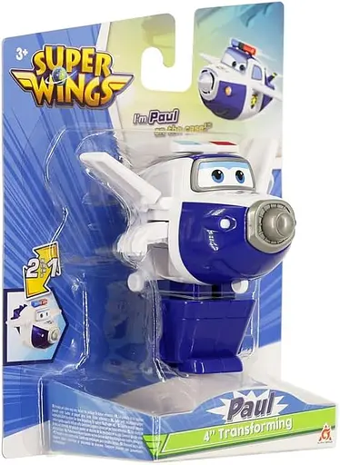 Ігрова фігурка-трансформер Super Wings Transforming Пол (Paul) 10 см (EU780624) - фото 3