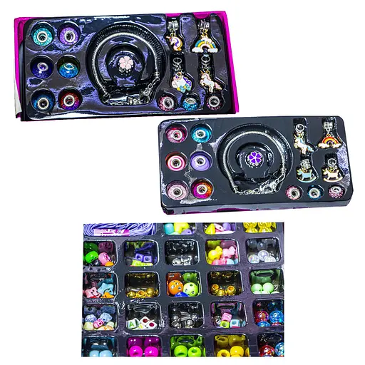 Детский набор с украшениями для создания шарм-браслетов "Jewelry Box" KSY951 - фото 2