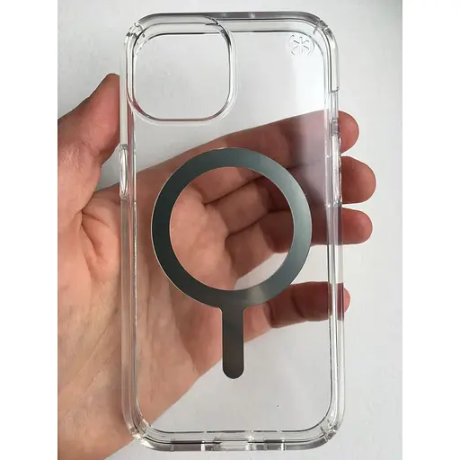 Протиударний прозорий чохол Speck Presidio Clear Case MagSafe для iPhone 13 / 14 / 15 (150553-3240) - фото 6