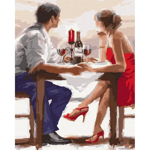 Картина за номерами на підрамнику Brushme Побачення