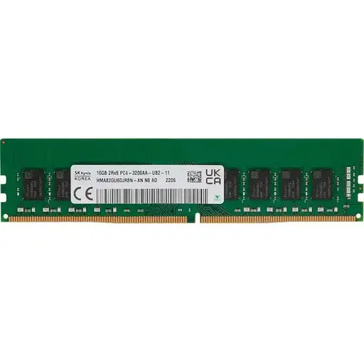 Пам'ять 16Gb DDR4 3200 MHz Hynix CL22 1.2V (HMA82GU6DJR8N-XN) - фото 1