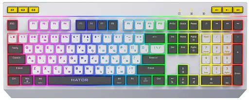 Клавиатура HATOR Icefall White (HTK405UA) - фото 1