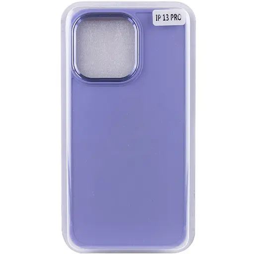Чохол Epik TPU Bonbon Metal Style для Apple iPhone 13 Pro 6.1 Бузковий/Dasheen - фото 6
