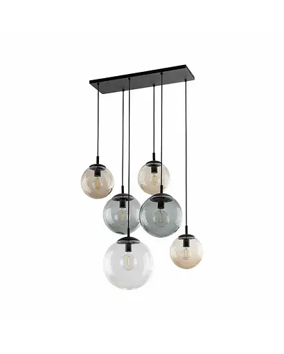 Подвесной светильник TK Lighting 4819 Esme E27 6x15W IP20 Bk - фото 1