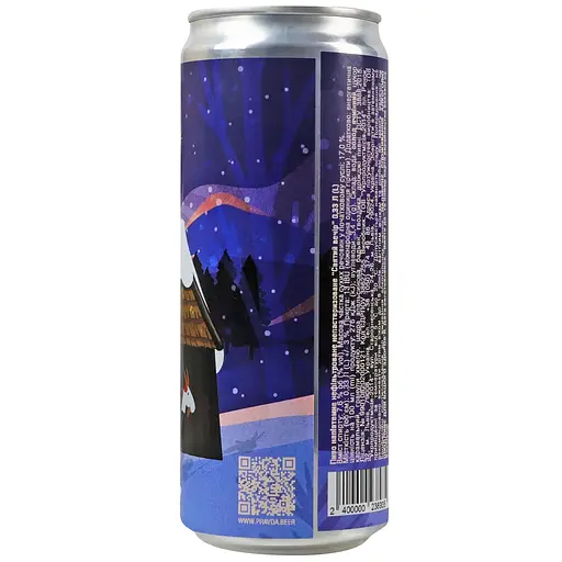 Пиво Правда Святой вечер полутемное нефильтрованное ж/б 7.6% 0.33 л - фото 3