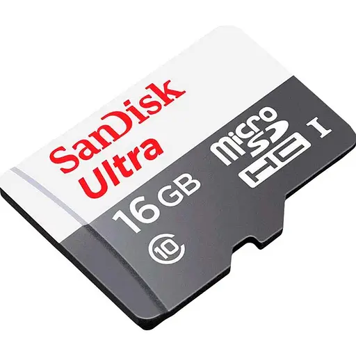Карта памяти SanDisk microSDHC 16GB UHS-I Ultra A1 R-100MB/s (SDSQUNR-016G-GN3MN) (114283) - фото 3