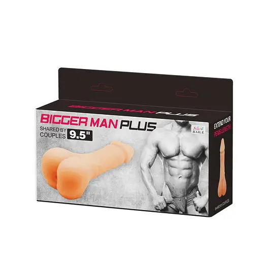 Мастурбатор Baile Bigger Man Plus тілесний - фото 9