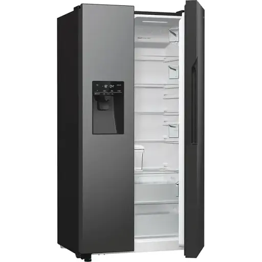 Холодильник Gorenje SBS 179х70х92 см 2 двери 376(190) л А++ NF+ Инв. диспенсер генератор льда Внешний диспл черный - фото 7