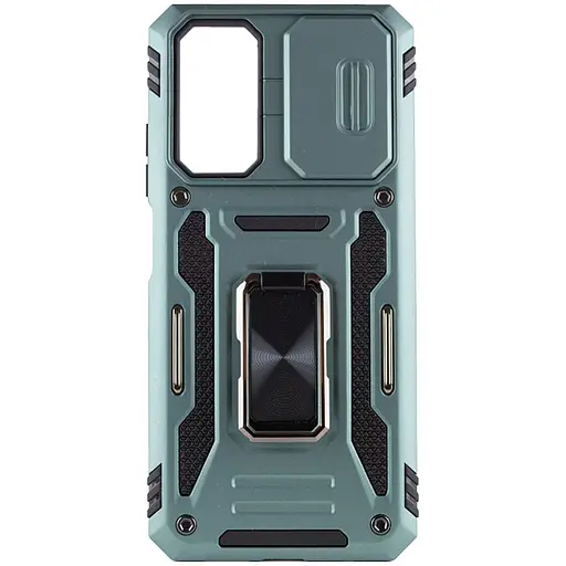 Ударостійкий чохол Camshield Army Ring для Xiaomi Redmi 10 Зелений / Light Green - фото 4
