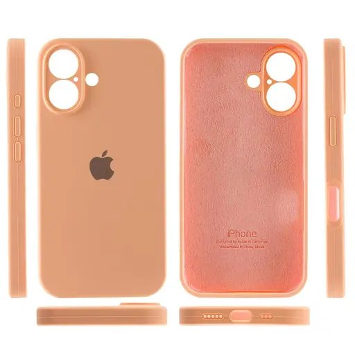 Чохол Epik Silicone Case Full Camera Protective AA для Apple iPhone 16 Plus 6.7 Помаранчевий/Cantaloupe - фото 3