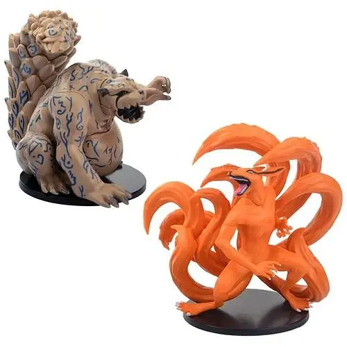 Фигурки Хвостатый Шукаку и Девятихвостый Курама Наруто Naruto Kurama and Shukaku 12,0 см NA 22.101 - фото 1