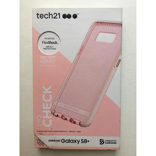 Противоударный чехол Tech21 Evo Check для Samsung Galaxy S8 Plus Pink - фото 6