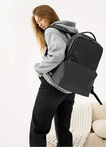 Жіночий рюкзак Sambag ZARD DART чорний 44 x 31 x 15 см (25523301) - фото 1