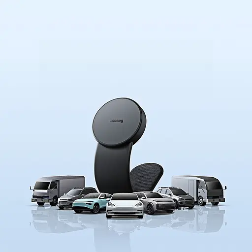 Магнитный MagSafe автодержатель Baseus C02 Magnetic Phone Holder (SUCC000201) - фото 9