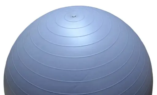 М'яч для фітнесу (фітбол) напівмасажний PowerPlay 4003 Ø75 cm Gymball Sky Blue + помпа (PP_4003_75_Sky_Blue) - фото 4