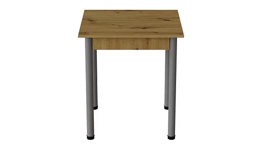 Стіл кухонний Ferrum-decor Агата 75x80x80 Сірий ДСП Дуб Артізан 16мм (FRD-105677) - фото 4