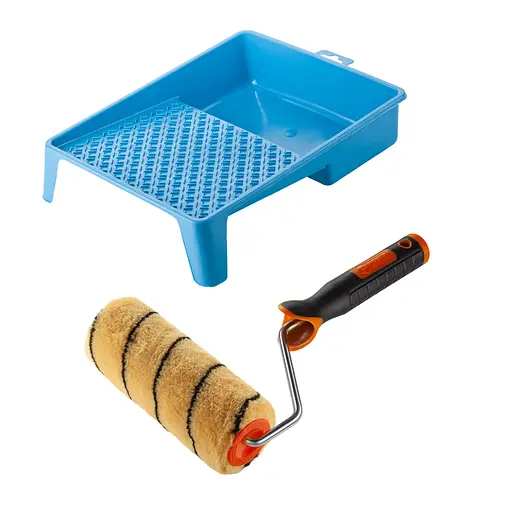 Валик "Преміум" 180х48 мм з ручкою та ванночка Polax (770-200) - фото 1