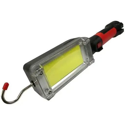 Світильник 8859 60 LED акумуляторний з гачком та магнітом лампа переноска для СТО 2x18650 - фото 2