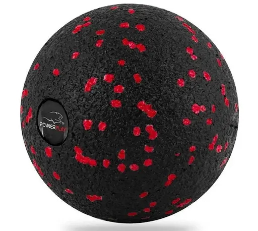 Массажный набор PowerPlay PP_4015 EPP Foam Roller Set 4in1 (2-я роллы + 2-я мячи) Черно-красный (PP_4015_Red) - фото 5