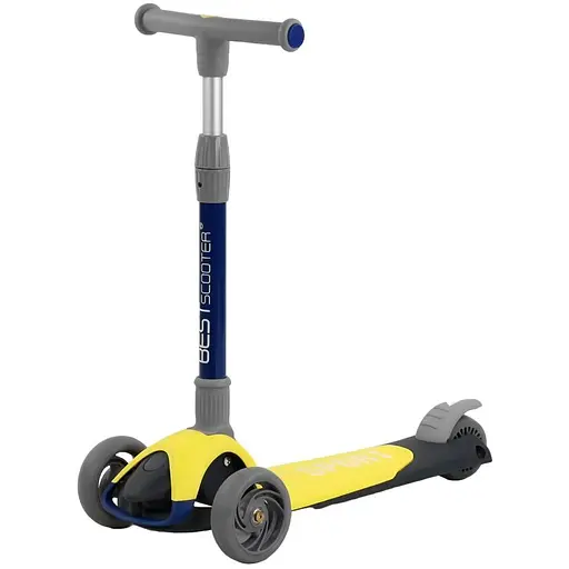 Самокат Best Scooter 62х17х31 см Черно-желтый 000231460