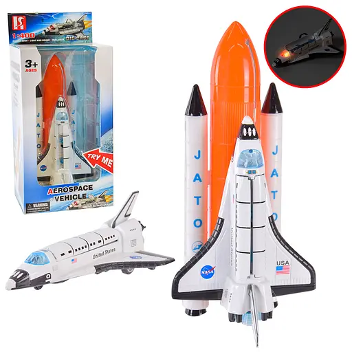 Космический шаттл HF9003. на батарейках, в коробке (6900001192930) - фото 2