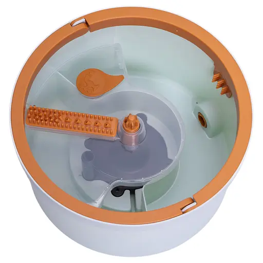 Комплект для прибирання MOP BUCKET SET швабра з віджимом 119 см і відром 7 л Блакитний Household HP-35015-45 - фото 8