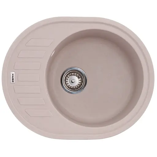 Кухонна мийка Zerix ZS-6250R-06 beige ZX4549 - фото 1