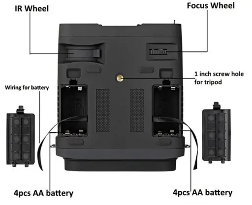 Прибор ночного видения Widgameplus WG500B 1080P HD 10.8X31 Цифровой бинокль - фото 8