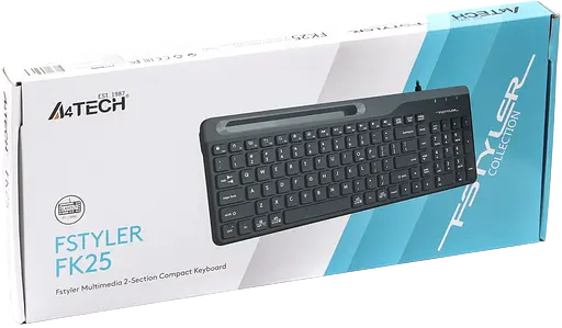 Клавиатура A4Tech Fstyler FK25 Black - фото 2