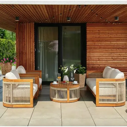 Комплект садовой мебели Di Volio Groseto бежевый - фото 3