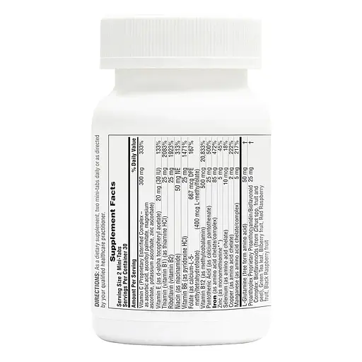 Вітаміни та мінерали Natures Plus Hema-Plex, 60 мінітаблеток - фото 2