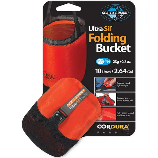 Ведро Sea To Summit Folding Bucket 10 L (1033-STS AFB10) - фото 2
