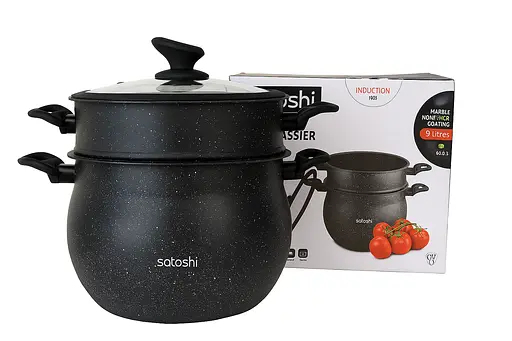 Пароварка-кастрюля с индукционным дном SATOSHI 9 л [MD]