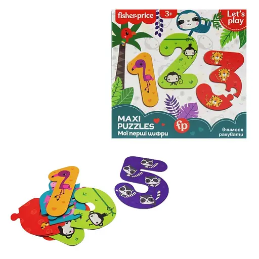 Детские пазлы Макси пазлы. Мои первые цифры VT1711-07