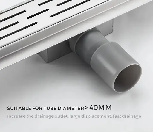 Душевой трап Gappo 70х800 мм, нержавеющая сталь G88007-1 - фото 4