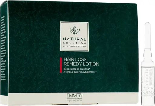 Ампули від випадіння волосся Emmebi Italia Natural Solution Hair Loss Remedy 12х6 мл - фото 2