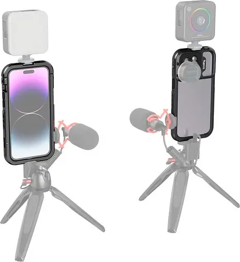 Риг (клетка) SmallRig Mobile Video Cage для Apple iPhone 14 Pro Max (4077) [99232] - фото 3