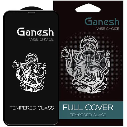 Захисне скло Ganesh Full Cover для Apple iPhone 11/XR 6.1 Чорний
