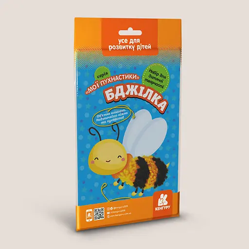 Набір для творчості Мої пухнастики Бджілка, укр