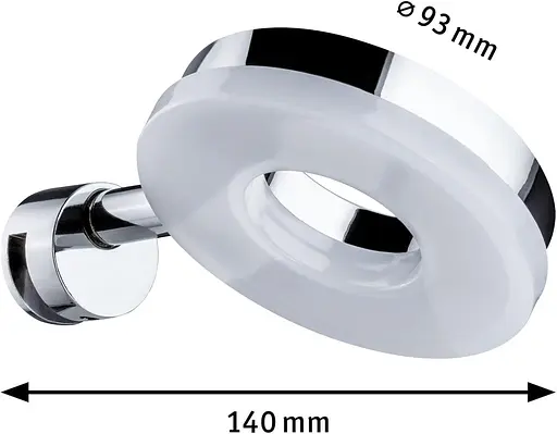 Зеркальный светильник Paulmann 70881 Becrux LED 1x4 Вт - фото 3