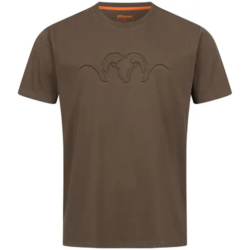 Футболка Blaser Active Outfits 3D Debossed T25 ARGALI L Dark brown