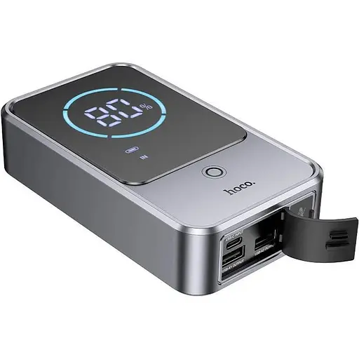 Пуско-зарядний пристрій Hoco QS7 Source 10000mAh Gray (150876) - фото 4