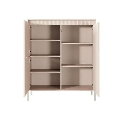 Комод высокий Perfect Home Сенсо / Senso 3-дверный 3D Беж (PFH-091106) - фото 2